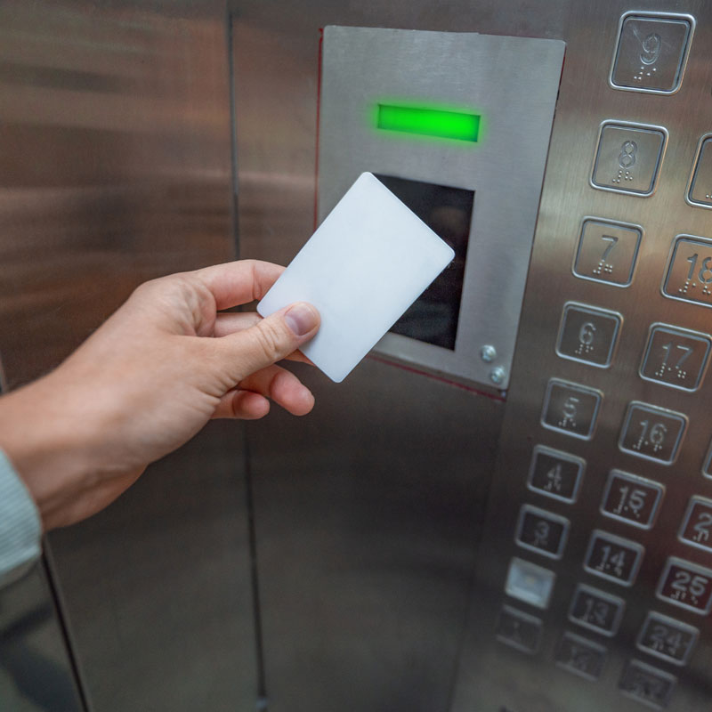 Swipe Card Access Control Within Lift